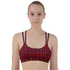 Brodie Clan Tartan 2 Line Them Up Sports Bra by tartantotartansred