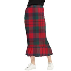 Macduff Modern Tartan Maxi Fishtail Chiffon Skirt by tartantotartansallreddesigns