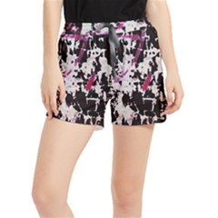 Chaos At The Wall Women s Runner Shorts by DimitriosArt