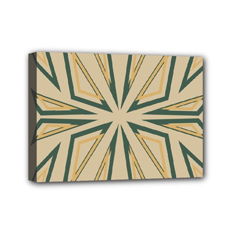 Abstract Pattern Geometric Backgrounds   Mini Canvas 7  X 5  (stretched) by Eskimos