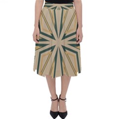 Abstract Pattern Geometric Backgrounds   Classic Midi Skirt by Eskimos