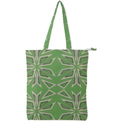 Abstract Pattern Geometric Backgrounds   Double Zip Up Tote Bag by Eskimos