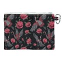 Cranes n Roses Canvas Cosmetic Bag (XL) View2