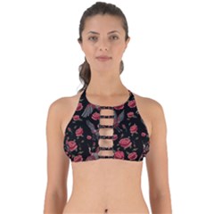 Cranes N Roses Perfectly Cut Out Bikini Top by HWDesign