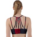 Roses Rouge Fleurs Line Them Up Sports Bra View2