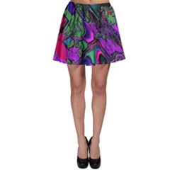 Neon Aquarium Skater Skirt by MRNStudios