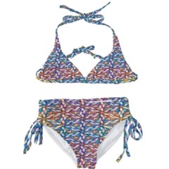 Colorful Flowers Kids  Classic Bikini Set by Sparkle