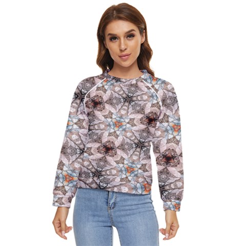 Digital Illusion Women s Long Sleeve Raglan Tee by Sparkle