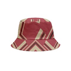 Abstract Pattern Geometric Backgrounds   Bucket Hat (kids) by Eskimos