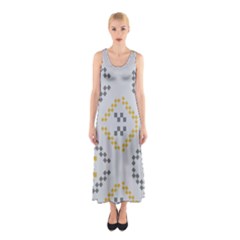 Abstract Pattern Geometric Backgrounds   Sleeveless Maxi Dress by Eskimos