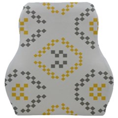 Abstract Pattern Geometric Backgrounds   Car Seat Velour Cushion  by Eskimos