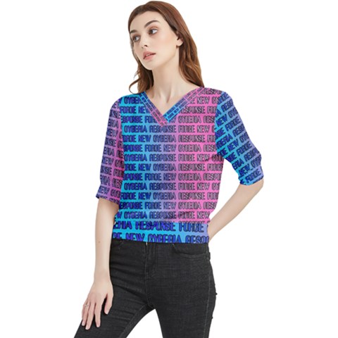 New Cyberia Response Force Quarter Sleeve Blouse by WetdryvacsLair