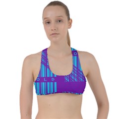 Fold At Home Folding Criss Cross Racerback Sports Bra by WetdryvacsLair