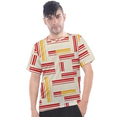 Abstract Pattern Geometric Backgrounds   Men s Sport Top by Eskimos