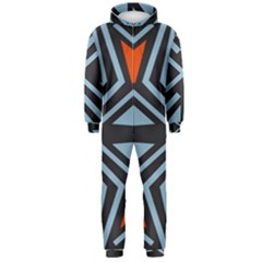 Abstract Geometric Design    Hooded Jumpsuit (men) by Eskimos