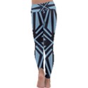 Abstract geometric design    Kids  Lightweight Velour Classic Yoga Leggings View4