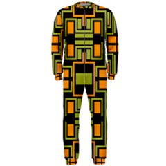 Abstract Geometric Design    Onepiece Jumpsuit (men) by Eskimos