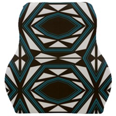 Abstract Pattern Geometric Backgrounds Car Seat Velour Cushion  by Eskimos