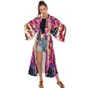 Colorful Bark Maxi Kimono View1