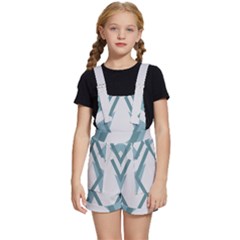 Abstract Pattern Geometric Backgrounds Kids  Short Overalls by Eskimos