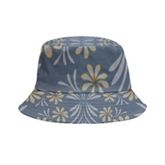 Folk Flowers Print Floral Pattern Ethnic Art Inside Out Bucket Hat by Eskimos