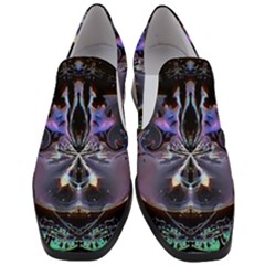 The High Priestess Card Women Slip On Heel Loafers by MRNStudios