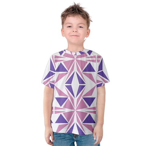 Abstract Pattern Geometric Backgrounds  Kids  Cotton Tee by Eskimos