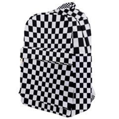 Illusion Checkerboard Black And White Pattern Classic Backpack by Nexatart