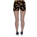 Seamless-exotic-pattern-with-tigers Skinny Shorts View2