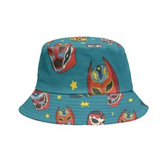 Mask Pattern Inside Out Bucket Hat by Jancukart