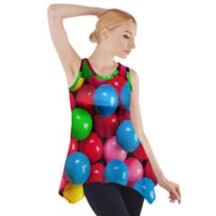 Bubble Gum Side Drop Tank Tunic by artworkshop