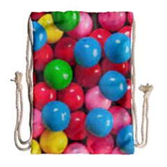 Bubble Gum Drawstring Bag (large) by artworkshop