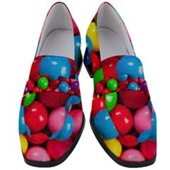 Bubble Gum Women s Chunky Heel Loafers by artworkshop