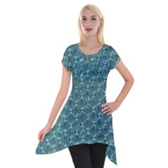 Bubble Wrap Short Sleeve Side Drop Tunic by artworkshop