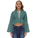 Bubble Wrap Boho Long Bell Sleeve Top View1