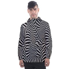 Pattern Men s Front Pocket Pullover Windbreaker by artworkshop