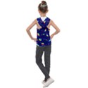 Space-pattern Colourful Kids  Sleeveless Hoodie View2