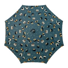 Sushi Pattern Golf Umbrellas by Jancukart