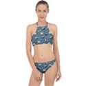 Sushi Pattern Racer Front Bikini Set View1