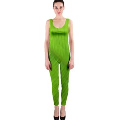 Banana Leaf One Piece Catsuit by artworkshop