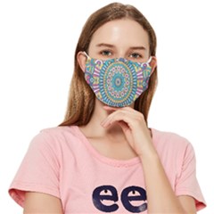 Mandala 01 Fitted Cloth Face Mask (adult) by zappwaits