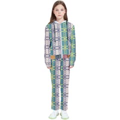 Grungy Vintage Patterns Kids  Tracksuit by artworkshop