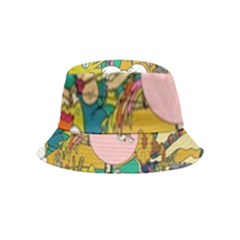 Cartoon Wallpapers Bucket Hat (kids) by Jancukart