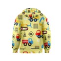 Seamless-pattern-vector-industrial-vehicle-cartoon Kids  Zipper Hoodie View2