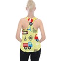 Seamless-pattern-vector-industrial-vehicle-cartoon Piece Up Tank Top View2