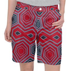 Abstract Pattern Geometric Backgrounds  Pocket Shorts by Eskimos