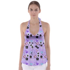 Pale Purple Goth Babydoll Tankini Top by NerdySparkleGoth