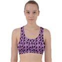 Pink Cat Back Weave Sports Bra View1