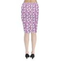 Pink Ghost Midi Wrap Pencil Skirt View2