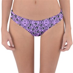 Purple Bats Reversible Hipster Bikini Bottoms by NerdySparkleGoth